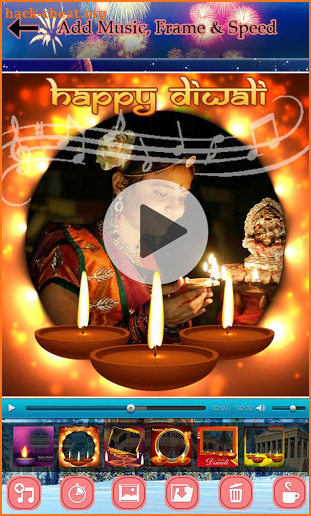 Diwali Video Maker with Music screenshot