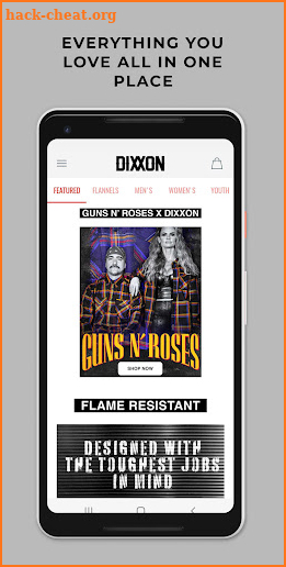 Dixxon Flannel Co screenshot