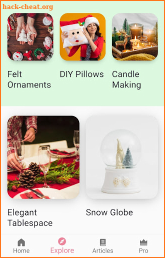 DIY Christmas Decoration App screenshot