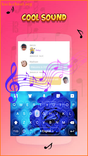 DIY color keyboard screenshot