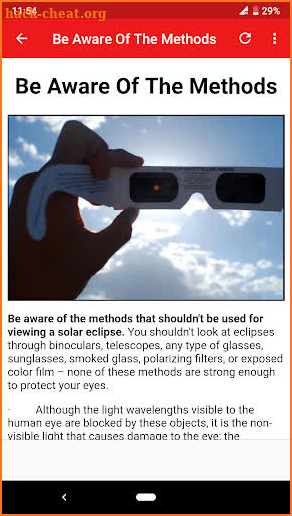 DIY Eclipse Glasses screenshot