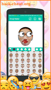 DIY Emoji Maker : Make emoji from your face screenshot