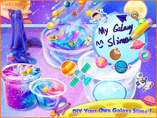 DIY Glitter Galaxy Slime Maker screenshot
