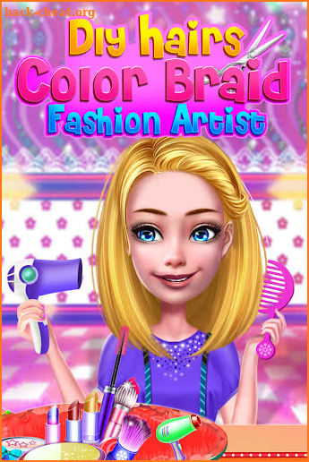 DIY Hairs Makeup Color Braid Fashion Artist screenshot