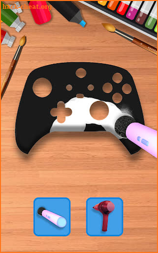 DIY Joystick Tiedye Cover Game screenshot