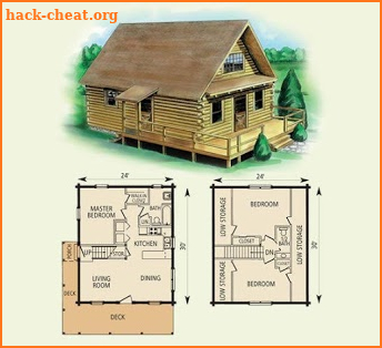 DIY Log Home Plans screenshot