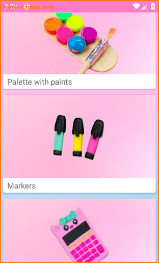 DIY mini school supplies screenshot
