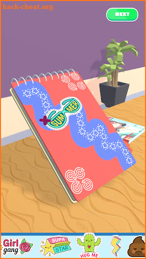 DIY Notebook Cover 3D screenshot