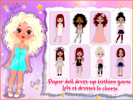 DIY Paper Doll Chibi DressUp screenshot