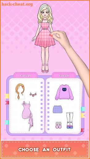 DIY Paper Doll: Dress Up Diary screenshot
