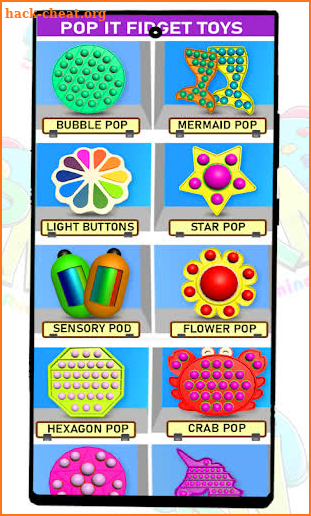 DIY Pop it Fidget toy! Calm ASMR Game screenshot