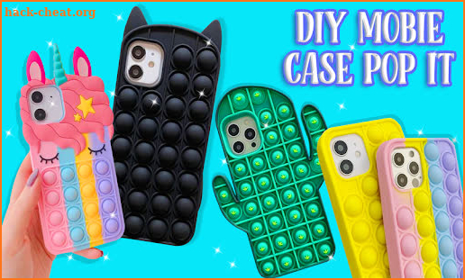 DIY Pop it Fidget Toys 3D Phone Case Game screenshot
