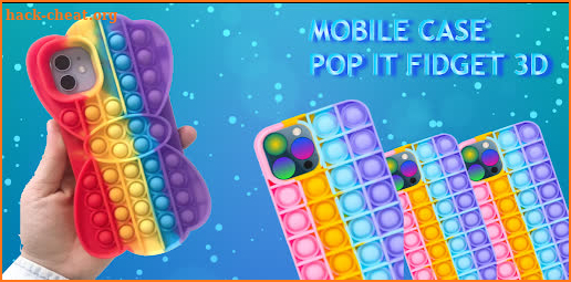 DIY Pop it MOBILE PHONE CASE FIDGET TOY GAME screenshot