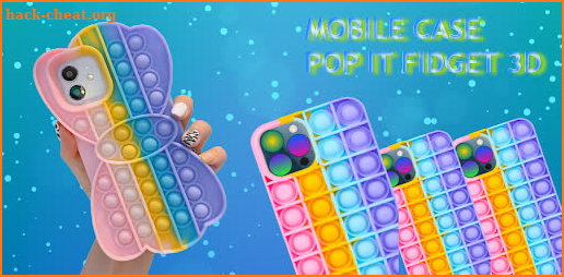 DIY Pop it MOBILE PHONE CASE FIDGET TOY GAME screenshot