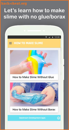 DIY Slime Without Glue or Borax Tutorials Offline screenshot
