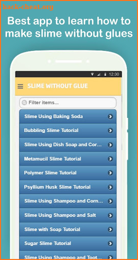 DIY Slime Without Glue Tutorials Step by Step screenshot