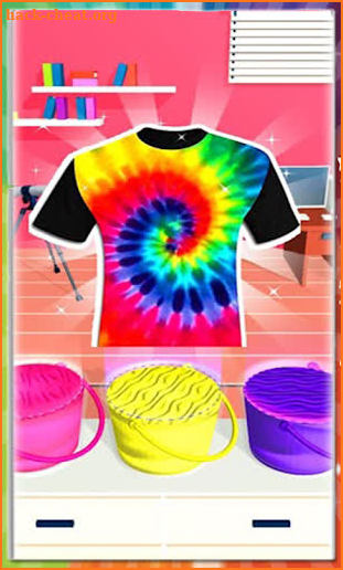 DIY Tie Dye fashion Games screenshot