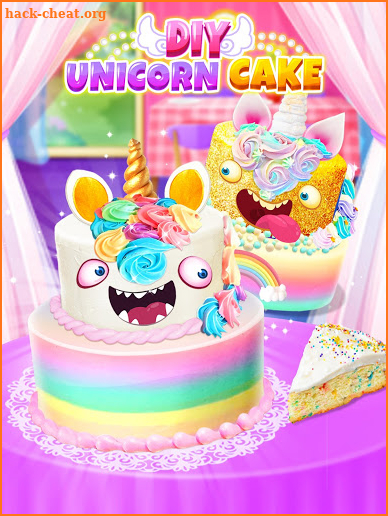 DIY Unicorn Cake - Rainbow Unicorn Food screenshot