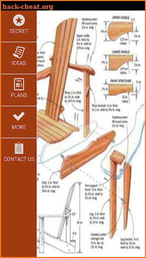 DIY Woodworking Projects - 50 Free Woodwork Plans screenshot