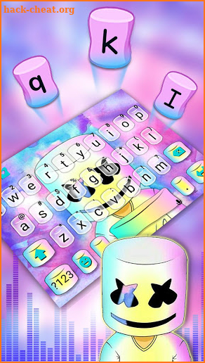 Dj Galaxy Cool Man Keyboard Theme screenshot
