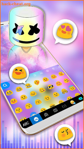Dj Galaxy Cool Man Keyboard Theme screenshot