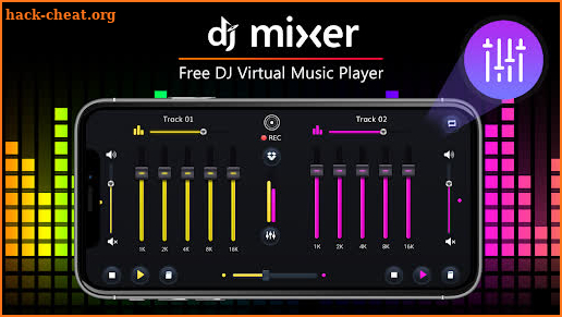 DJ Mixer - Free DJ Virtual Music Player screenshot
