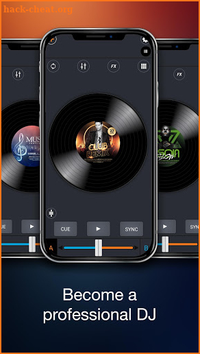 Dj Mixer Player With Your Own Music And Mix Music screenshot