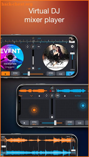Dj Mixer Player With Your Own Music And Mix Music screenshot
