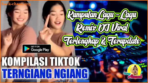DJ Terngiang ngiang cewek viral tiktok screenshot