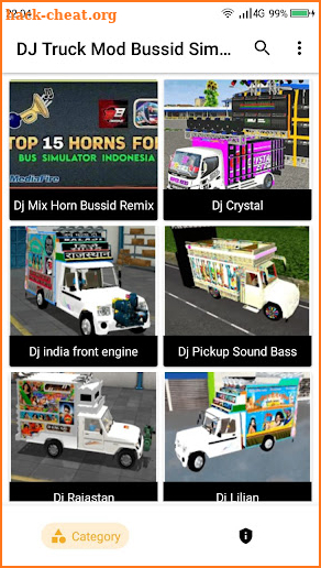 Dj Truck Mod Bussid Simulator screenshot