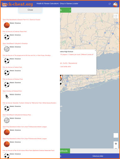 Djamga: Pick Up Soccer, Football, Hockey, Fitness screenshot