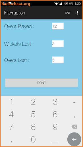 DL Calculator screenshot