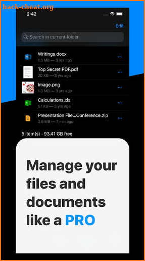 DManager Browser And Documents Assistant screenshot