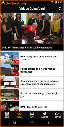 DML News App screenshot