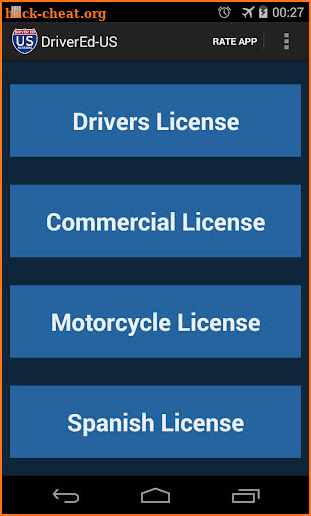 DMV Driver License Reviewer screenshot