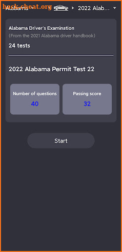 DMV Permit Practice Test 2022 screenshot