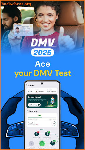 DMV Permit Practice Test 2025 screenshot