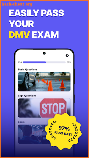 DMV Practice Driving Test App screenshot