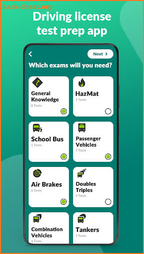 DMV Practice Test screenshot