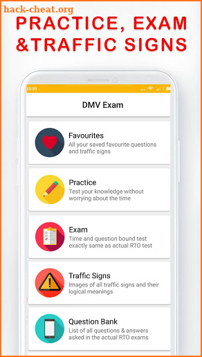 DMV Test App For USA screenshot