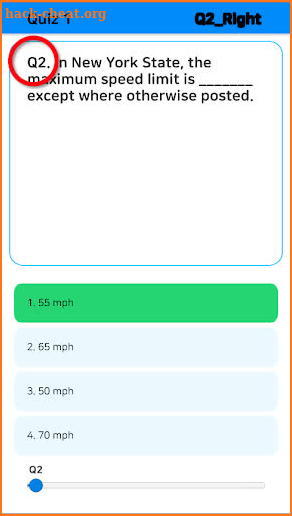 DMV Test Questions Actual Test and Correct Answers screenshot