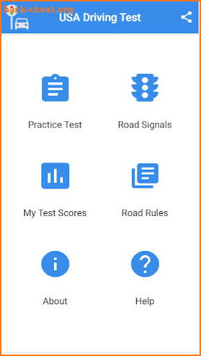 DMV USA Practice Test screenshot