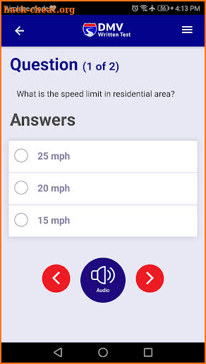 DMV Written Test (by Local Driving) screenshot