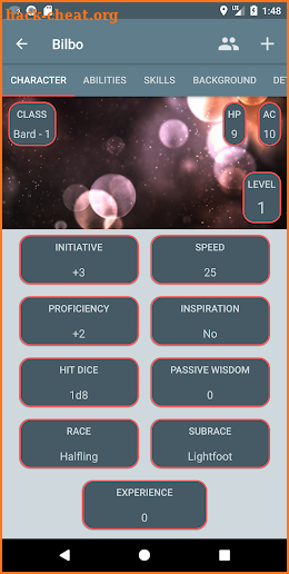 DnD - Character Sheet & Campaign Manager screenshot