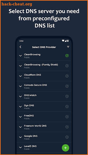 DNS Changer - IPv4 & IPv6 screenshot