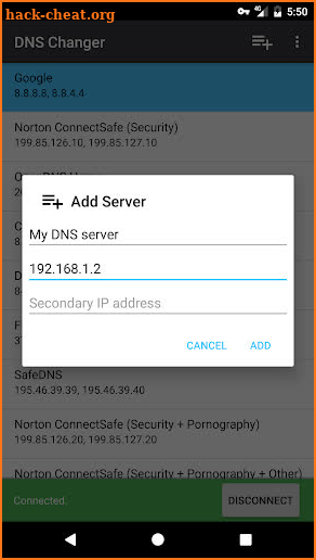 DNS Changer - Lilly screenshot
