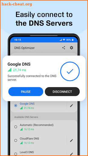 DNS Optimizer: DNS Changer & Internet Optimizer screenshot