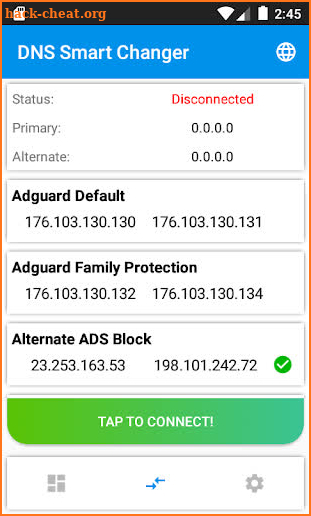 DNS Smart Changer Pro - Content blocker and filter screenshot