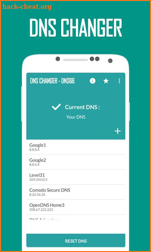 DNS66 - DNS Chager 2018 screenshot