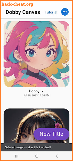 Dobby Canvas screenshot